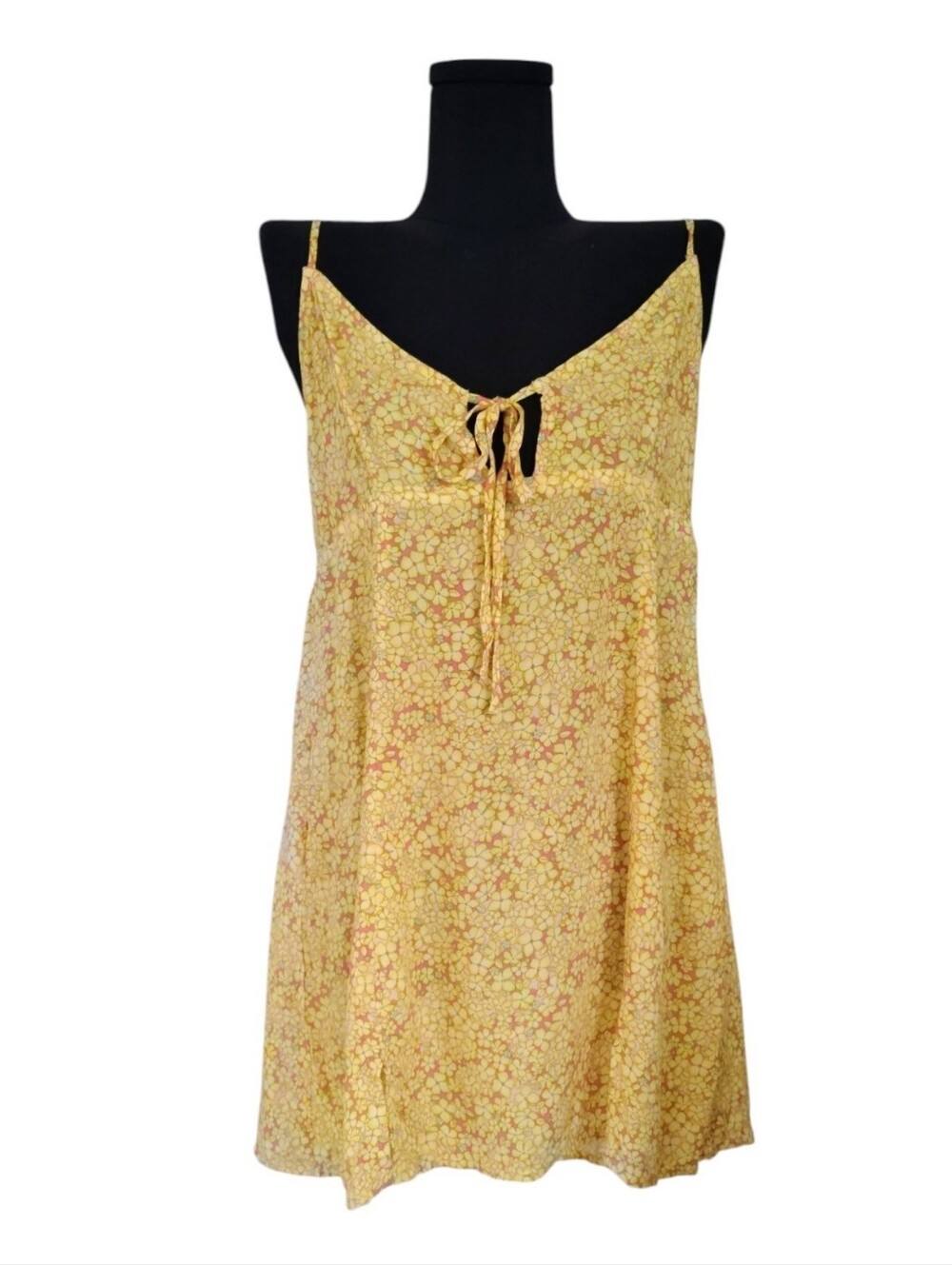 wild fable Yellow Floral Mini Dress
